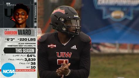 Cam Ward UIW highlights: 10 TDS in just two FCS playoff games | NCAA.com