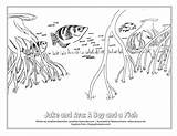 Fishing Net Coloring Pages sketch template