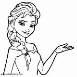 Princess Elsa Coloring Pages Printable Free sketch template