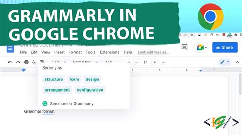 How to Add Grammarly Extension on Google Chrome | Grammar Checker | Phrase | Synonyms - YouTube