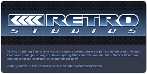 Retro Studios hiring new developers for Metroid Prime 4