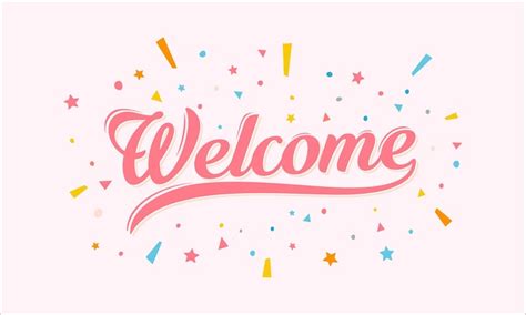 Premium Vector | Welcome banner sign, party, greetings