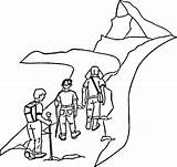 Coloriage  Randonnée De Montagne Coloriages à Imprimer Gratuits sketch template