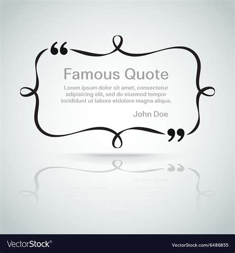 Quote border Royalty Free Vector Image - VectorStock