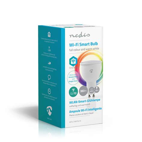 SmartLife Full Colour LED Bulb | Wi-Fi | GU10 | 380 lm | 4.5 W | RGB / Warm White | 2700 K ...