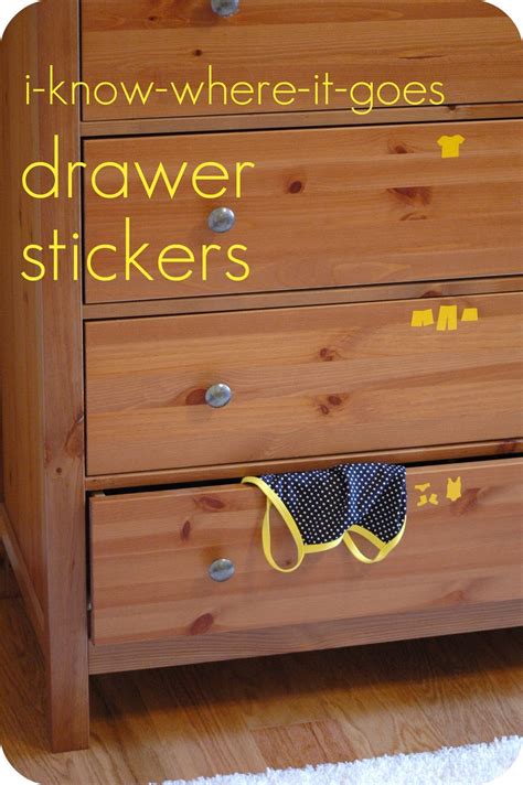 I-know-where-it-goes Drawer Stickers: a Tutorial - crafterhours