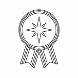 Award Ribbon Coloring Pages sketch template