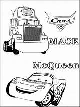 Mack Coloring Sheets Pages sketch template