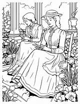 Victorian Coloring Pages  Printable For Kids And Adults sketch template
