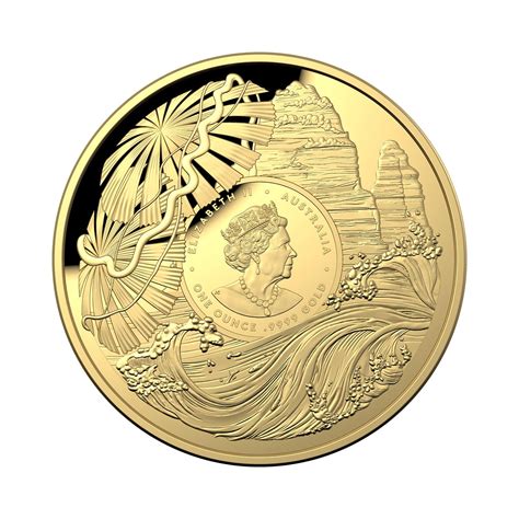 2022 $100 Gold Coloured Proof Domed Coin – Great Barrier Reef - Numismatics