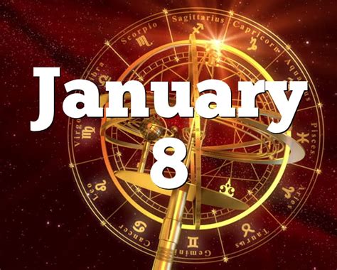 January 8 Birthday horoscope - zodiac sign for January 8th