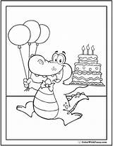 Coloring Pages Printable Birthday  sketch template