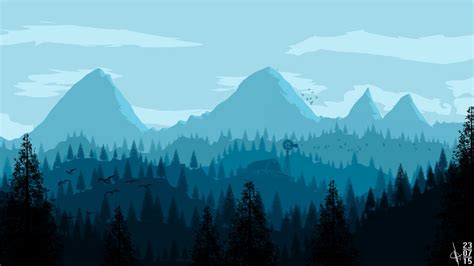 Mountain Blue Wallpaper 1920x1080 by Moejd on DeviantArt
