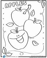 Pictures Of Apples For Kids  Coloring Home sketch template