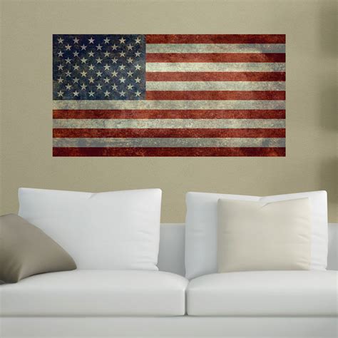 United States of America Flag Wall Sticker Decal by Bruce Stanfield | American flag decor, Wall ...