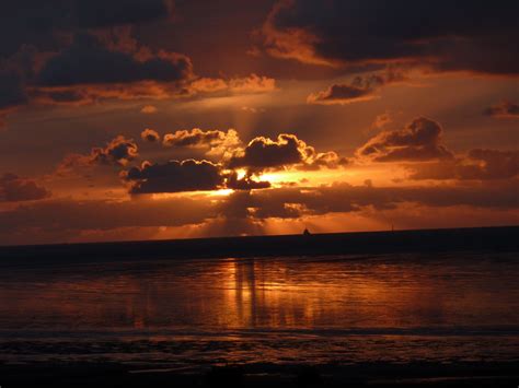 Free Images - sunset beach sea water 0