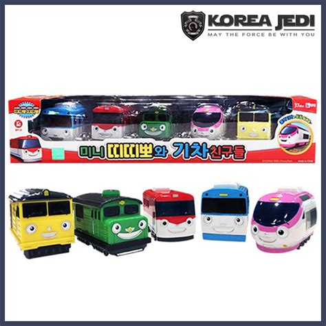 Titipo and Friends Pull-Back Toy Mini Train Friends 5pcs Set - Titipo ...