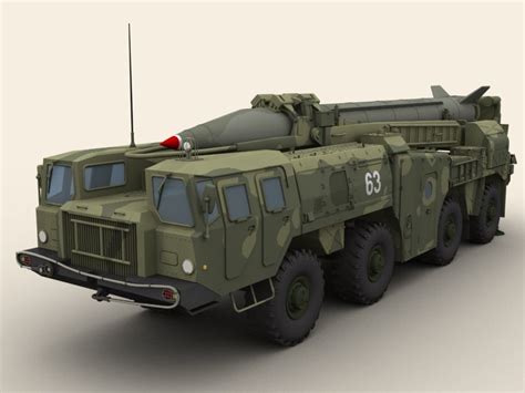 SCUD B Missile Launcher 3D Model in Heavy Weapon 3DExport