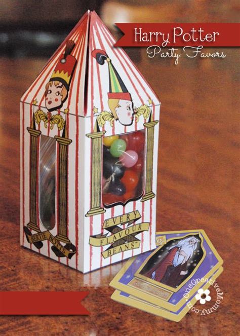 Harry Potter Party Favors {Including Bertie Botts Every Flavor Beans} - onecreativemommy.com