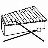 XYLOPHONE COLORING PAGES sketch template