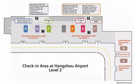 Hangzhou Airport Map