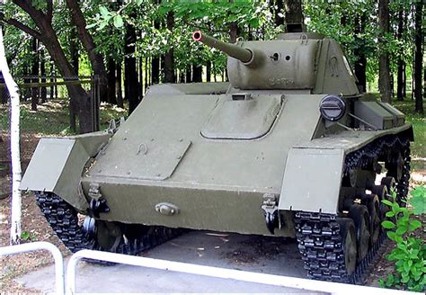 T-70 Restored Red Army Soviet WW2 Scout Tank