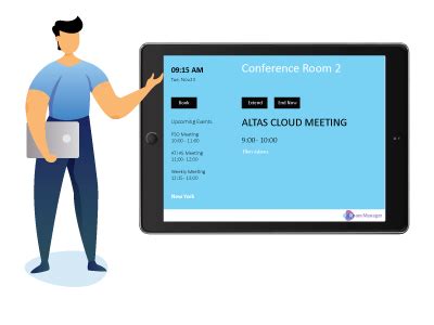 Conference Room Display | Room Manager for Office 365
