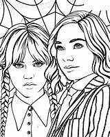 The Addams Family Coloring Page  Vintage Books sketch template