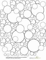 Bubble Coloring Page sketch template