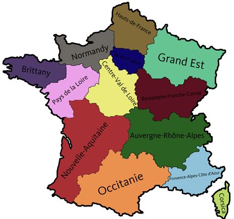 Metropolitan Regions of France [1280 x 1200] : r/MapPorn