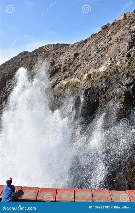 La Bufadora Blowhole in Ensenada, Mexico Editorial Photography - Image of nature, erupt: 139222792