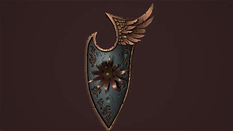 ArtStation - Rune shield | Game Assets