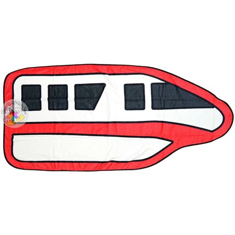 Disney Beach Towel - Monorail - Walt Disney World Red