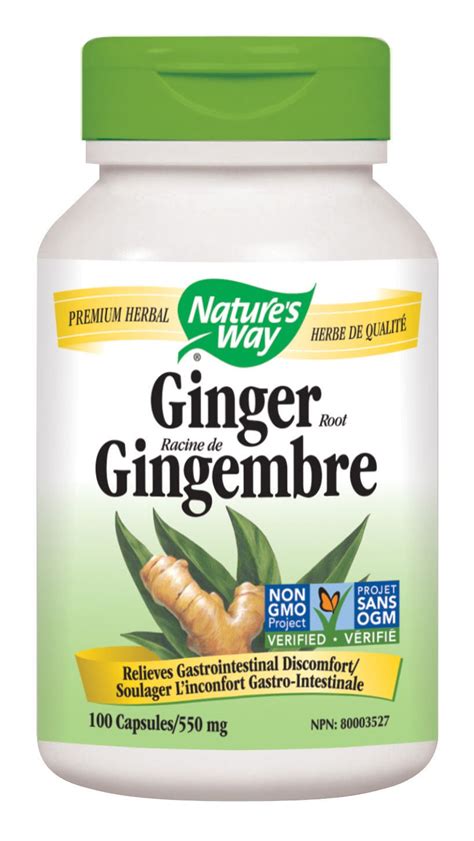 Nature's Way Ginger Root Capsules | Walmart Canada