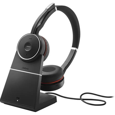 Jabra Evolve 75 Headset with Charging Stand 7599-832-199 B&H