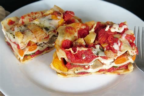 Roasted Vegetable Lasagna #RecipeRedux - Cindy's Recipes and Writings