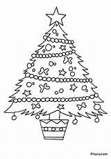 Coloring Page Of Christmas Tree sketch template