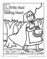 Great Little Red Riding Hood Coloring Pages Big Bigger Biggest  sketch template