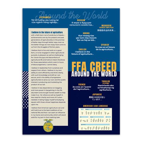 FFA Creed Poster – FFA Store