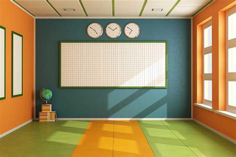 Classroom - Clipart - Empty Cartoon Classroom Background - HD wallpaper | Pxfuel