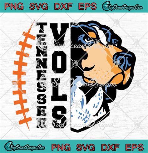 Tennessee Vols Dog American Football SVG, Tennessee Volunteers 2022 SVG ...