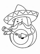 Dibujos De México Para Colorear Descargar E Imprimir  Imágenes sketch template