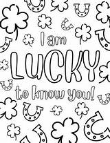 LUCKY To know you Coloring Page By Coach Bs  TPT sketch template