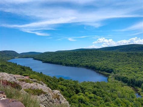 Lake of the clouds, in the porcupine mountains. : r/Michigan