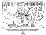 Winter Olympic Sports Coloring Pages sketch template