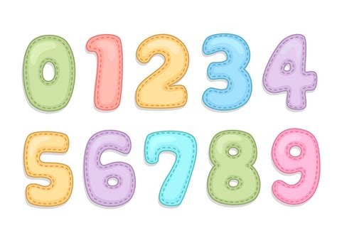 Baby alphabet numbers 1265634 Vector Art at Vecteezy