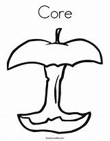 Core Coloring Page  Twisty Noodle sketch template