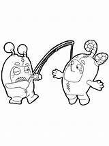 Oddbods coloring Pages sketch template