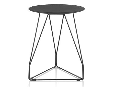 POLYGON WIRE Round metal coffee table By Herman Miller | design Studio 7.5