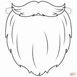 Santa Beard Mask coloring page  Free Printable Coloring Pages sketch template